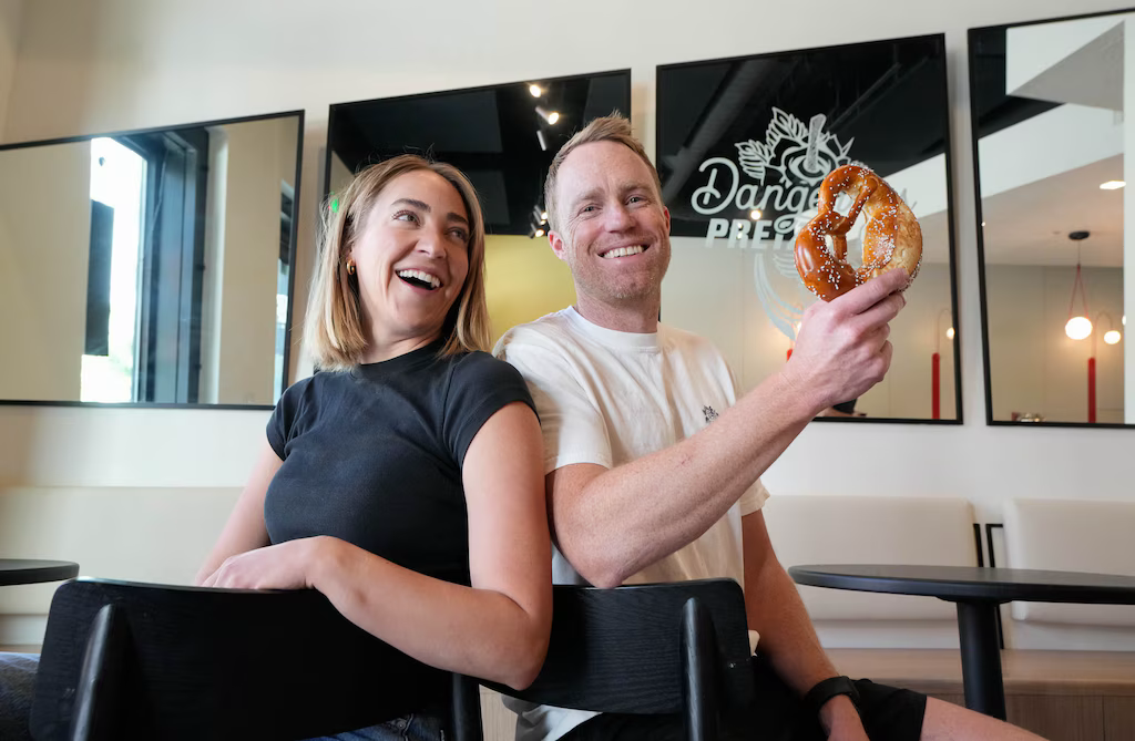 Fresh pretzels from Dangerous Pretzel